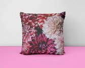 Kussenhoes - Chrysanten - Bloemen - Woon accessoire - 40 x 40 cm