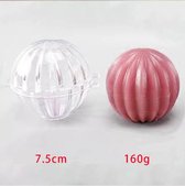 3d Plastic Mal sierlijke  bol/ cactus vijg/ Kaarsen  Geurkaars  7.5 cm hoog