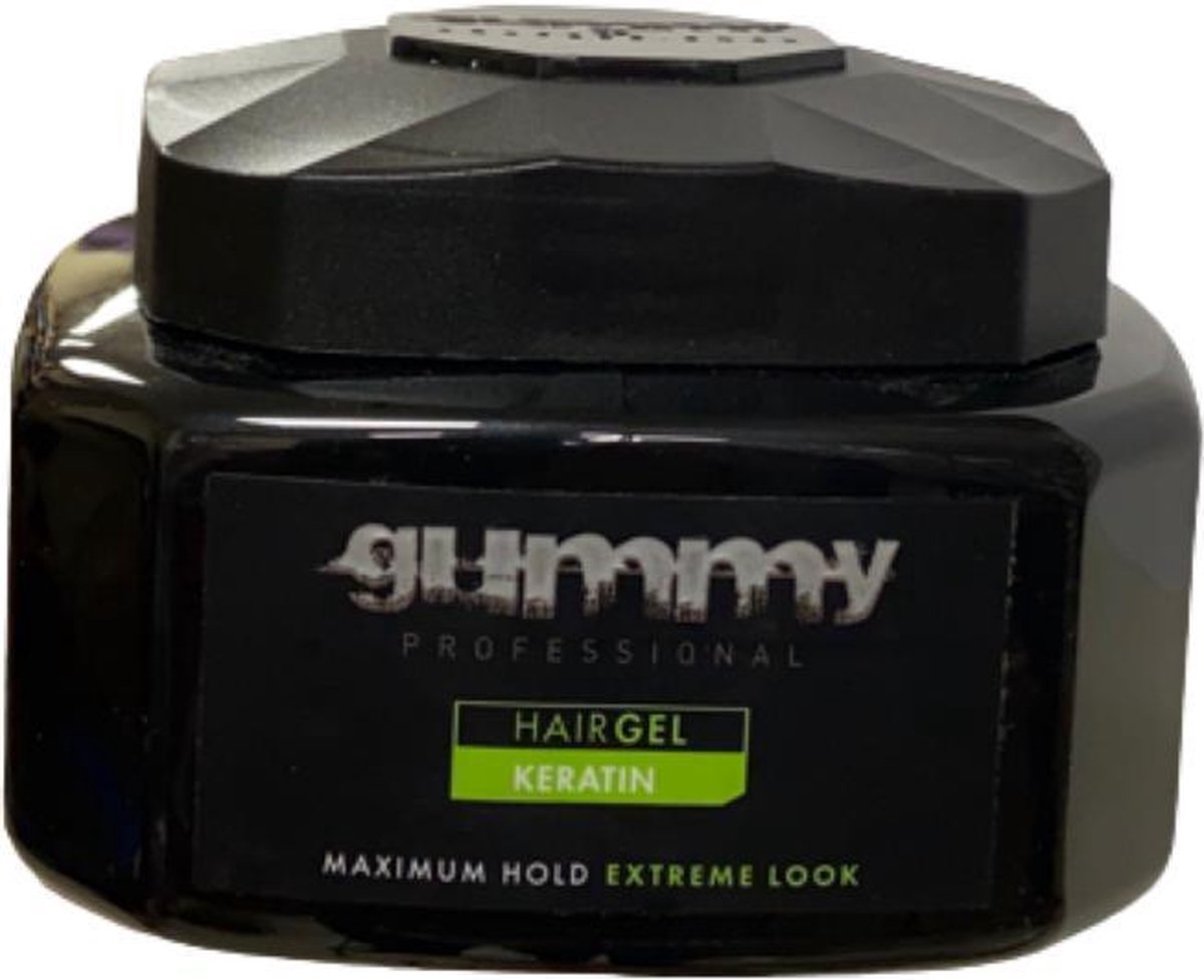 Gummy Professional Hair Gel Keratin Maximum Hold Extreme Look 500 ml