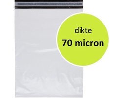 100 stuks - Verzendzakken (XL) 50 x 70 cm – 70 micron (kleding webshop)