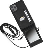 Hama Cross-body-cover Mirror Voor Apple IPhone 12 Pro Max Zwart