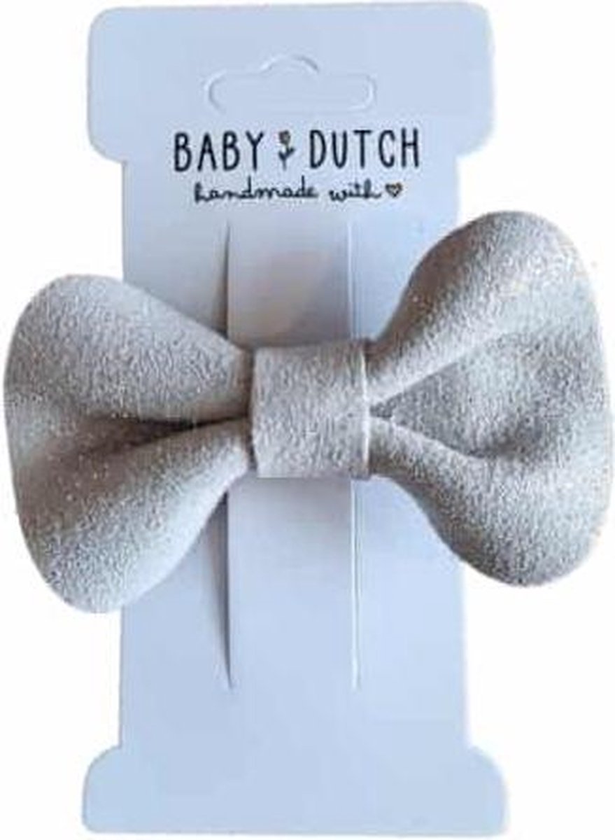 Baby Dutch haarstrikje glitter