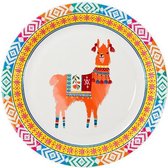 WEGWERP BORDJES LAMA / TALKING TABLES 22CM / BORDJES ALPACA / 8 STUKS