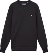 Lyle and Scott Sleeve Tape Crew heren casual sweater zwart