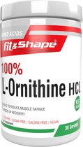 Fit&Shape 100% L-Ornithine pot 100gram (met maatschep)  30 doseringen