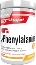 Fit&Shape 100% L-Phenylalanine (fenylalanine) Poeder 100gram pot (met maatschepje) 30 doseringen