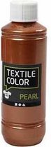 Textielverf - Koper - Parelmoer - Creativ Company - 250 ml