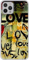 Beschermhoes iPhone 12 Pro Max - LOVE bedrukking