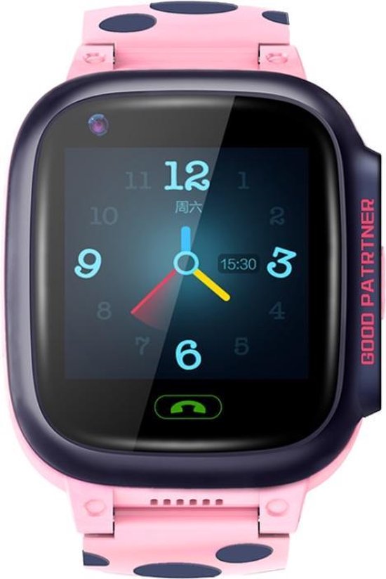 Smartwatch Rankos LT25 4G GPS horloge kind, smartwatch Kinderen met GPS tracker - Kinderhorloge - Stappenteller - Rekenspel - Slaapmonitor - Afstandmeting -- HD Videobellen - Camera -IP67 Waterproof -SOS functie - Wekker - WiFi- Roze