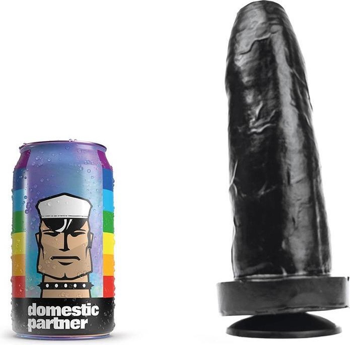 Domestic Partner - Dildo Dieter - Medium - Zwart