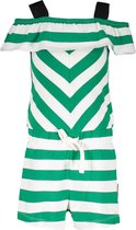 B.Nosy baby meisjes jumpsuit Cheer Golf Green Stripe