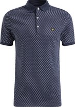 WE Fashion Heren polo met jacquard dessin