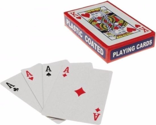 Speelkaarten Setjes 2 Stuks Rood Achterkant Rood - Speelkaarten -  Spelkaarten -Poker... | Bol.Com