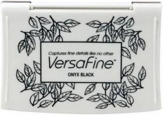Tampon encreur VersaFine, dim.9x6x2 cm, 1 pièce, noir