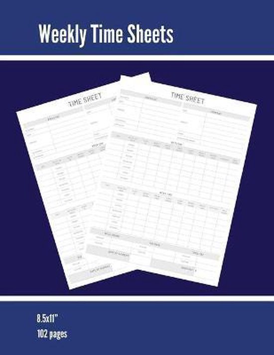 Weekly Time Sheets - cover