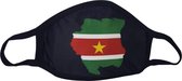 Surinaamse Vlag Mondkapje - Maat L (volwassenen) - Niet-Medisch - Rekbaar