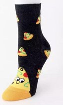Grappig sokken voor dames en heren - Pizza sokken - Unisex Sokken - Maat 36-41