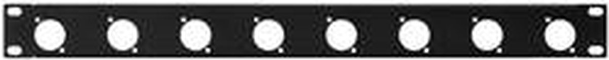 Monacor RCP-8732U 19 rack afdekplaat 1 HE