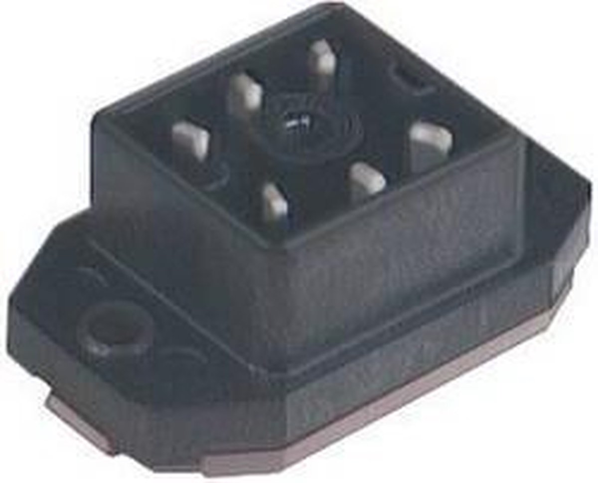 Hirschmann GO 60 FAV M 932 918-100-1 Zwart Aantal polen:6 Inhoud: 1 stuk(s)