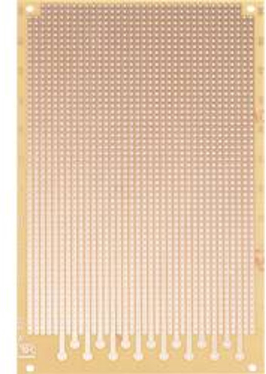 Image of Rademacher WR-Typ 935 Experimenteer printplaat Hardpapier (l x b) 160 mm x 100 mm 35 µm Rastermaat 2.54 mm Inhoud 1 stu