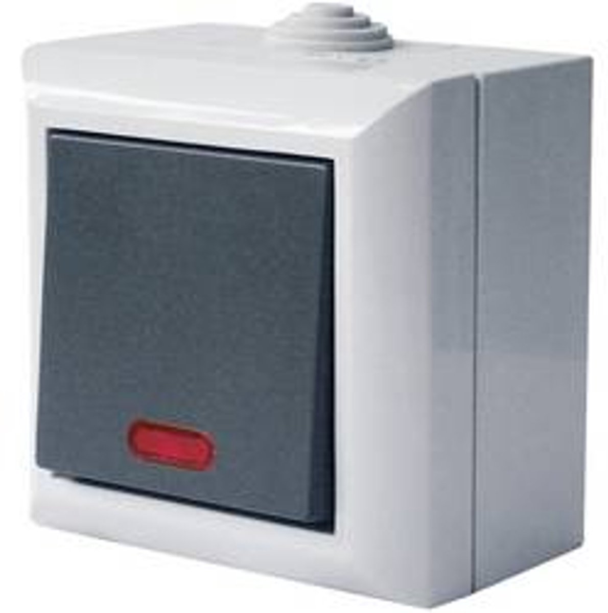 GAO 9165 Business-Line Verwarmingsnoodschakelaar spatwaterdicht Grijs
