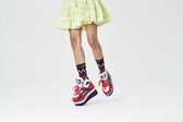 Happy Socks Rainbow Check Sokken  ATRAC29-9300 - Meerkleurig Fire Unisex - 41-46