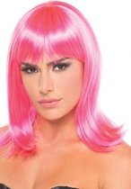 Doll Pruik - Roze - Roze - Sexy Lingerie & Kleding - Accessoires - Dames Lingerie - Pruiken