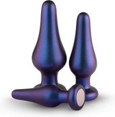 Hueman - Comets Buttplug Set - Zwart - Sextoys - Anaal Toys - Dildo - Buttpluggen