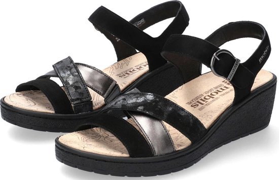 Mephisto Pietra - dames sandaal - zwart - maat 35 (EU) 2.5 (UK)