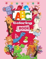 ABC Coloring Book: Kids Coloring Books Animal Coloring Book: For Kids Aged 3-8 "Learn Letters, Colors.."