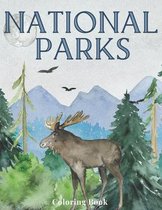 National Parks Coloring Book: Beautiful Hand Drawn Illustrations of US National Parks Simple to Complex Drawings for All Levels of Colorists Relaxin