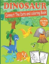 Dinosaur connect the Dots and coloring Book for Kids Ages 4-8: Dinosaur Dot to Dot Coloring Book for Kids Ages 4-8
