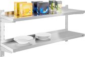 Royal Catering Wandrek - Wandkast - 2 planken - 120 cm