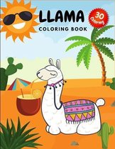 Llama Coloring Book: Crazy Colouring Book for Kids and Adults