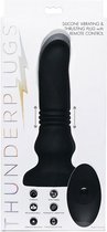 Silicone Vibrating & Thrusting Plug - Butt Plugs & Anal Dildos