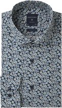 Overhemd Slim Fit Flowerprint Navy (PPRH3A1010)