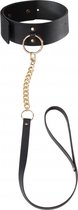 Wide Choker - Black - One Size  - Bondage Toys - Accessories - Leash and Collars