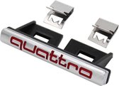 Audi Quattro 4 Wielaandrijving Gril Logo Embleem