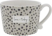 Bastion Collections - Mok - Love today - titane confetti