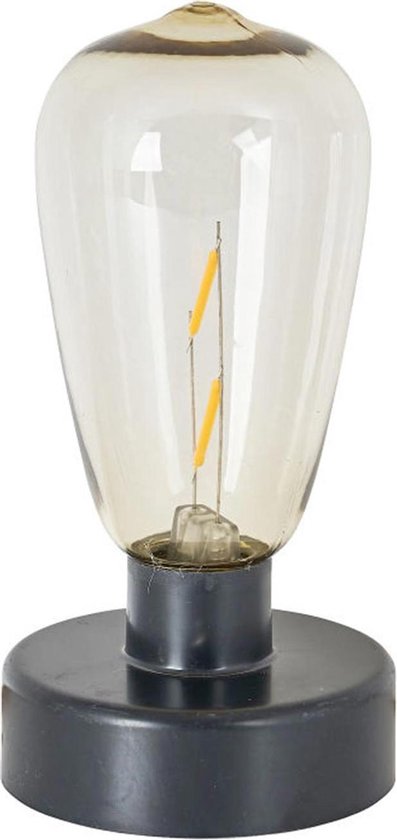Medicinaal beest Knooppunt LED decoratie lamp op batterij - 8x15cm - Rustiek licht - Decolamp | bol.com