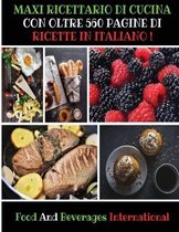 Maxi Ricettario Di Cucina Con Oltre 560 Pagine Di Ricette in Italiano