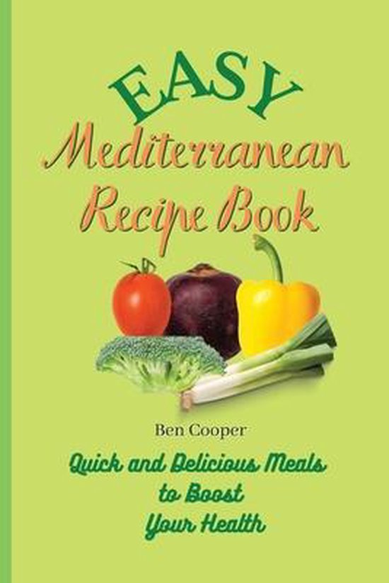 Easy Mediterranean Recipe Book - cover