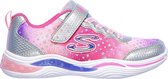 Skechers Sneakers - Maat 27 - Meisjes - Zilver - roze - wit