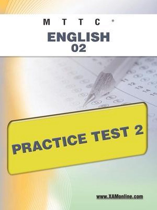 Mttc English 02 Practice Test 2 - cover