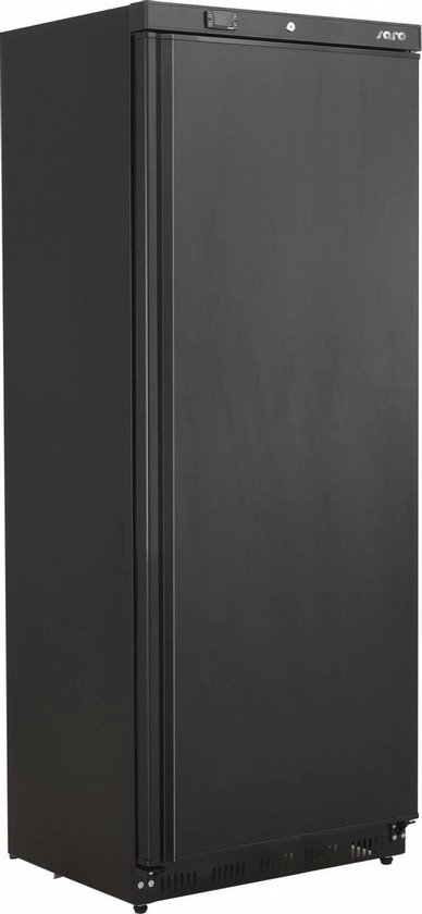 Congélateur Saro | modèle haut noir HT 400 B | Congélateur design ligne noire | température -10 / -25°C | 2 ans de garantie