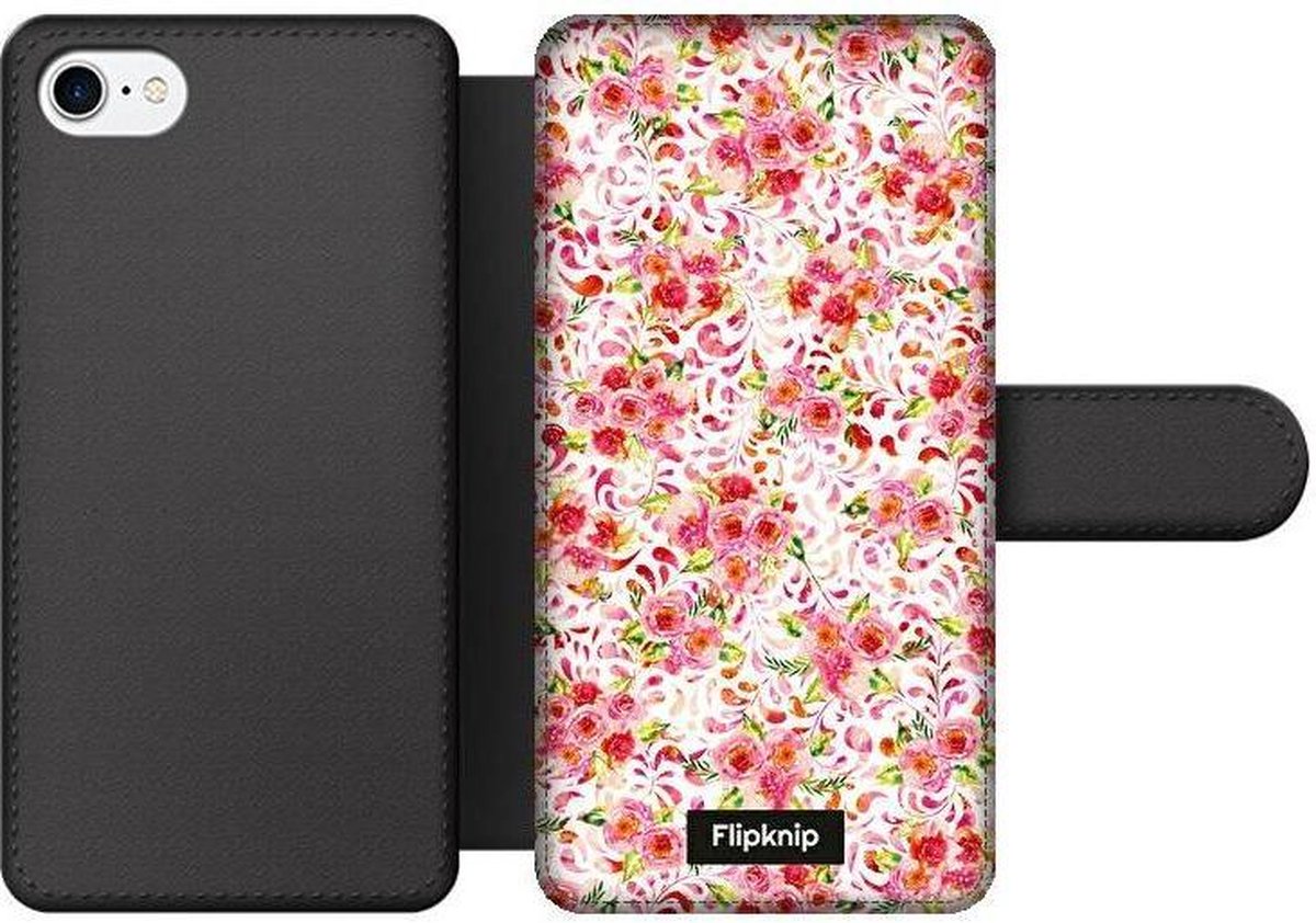Wallet case - geschikt voor iPhone 8 - Floral N°7