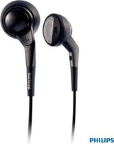 Philips Stereo In-Ear Headset - Flexi-Grip design - 3.5 mm Jack plug - Extra soft oorkussentjes - Kabel 110 cm - Zwart