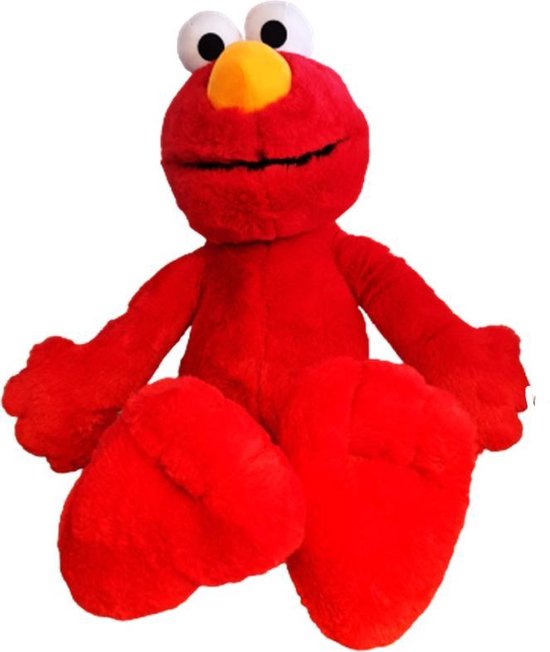 Elmo knuffel 64 cm - XXL Sesamstraat knuffel Pluche speelgoed bol.com