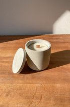 Concrete Jungles - Concrete Woodwick Container Candle - Kaars
