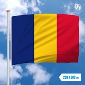 Vlag Roemenie 200x300cm - Spunpoly